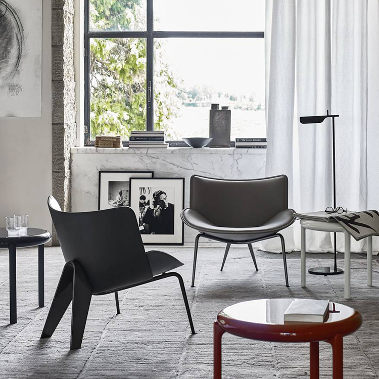 顏色面料可定制家具 玻璃鋼粽子椅北歐設(shè)計(jì)師單人靠背扶手休閑椅 咖啡廳椅