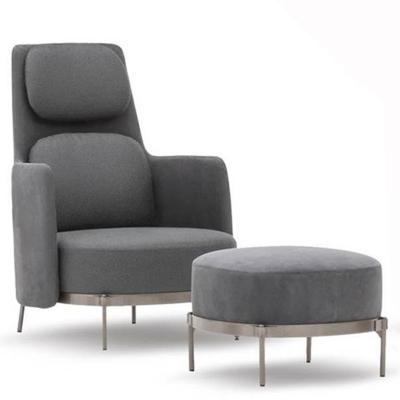 磁帶膠帶沙發(fā)椅 不銹鋼電鍍腳架超軟體沙發(fā)休閑椅 低背高背無(wú)扶手椅