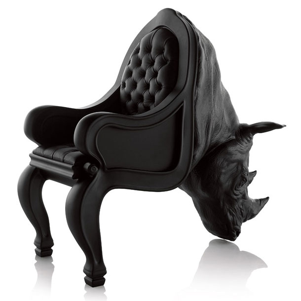 犀牛椅Maximo Riera Rhino Chair 動物座椅 霸氣牛頭椅 犀牛雕塑