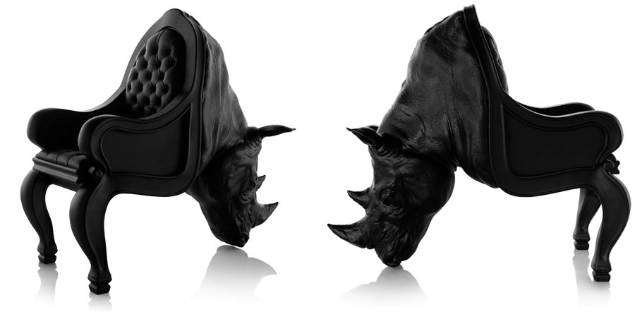 犀牛椅Maximo Riera Rhino Chair 動物座椅 霸氣牛頭椅 犀牛雕塑