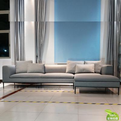 大牌意大利北歐設(shè)計(jì)師沙發(fā) Sofa 異形錐形腳架 鐵烤漆不銹鋼電鍍 3.4米長(zhǎng)意式沙發(fā)