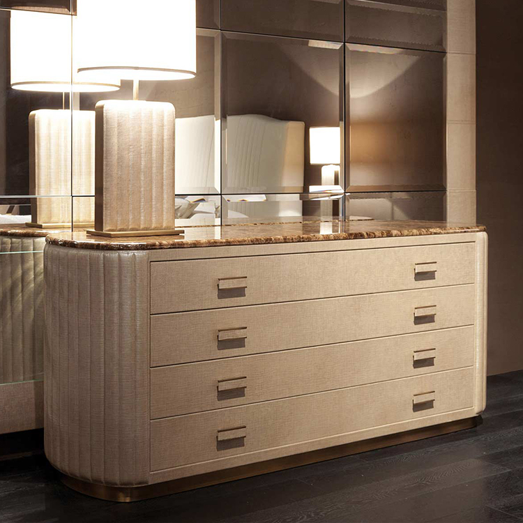 意大利RUGIANO柜系列 邊柜置物柜 多用途柜 五金不銹鋼電鍍大理石實(shí)木 布藝 皮質(zhì) 軟包硬包家具定制