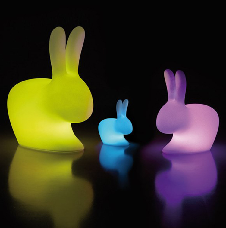 2018年喬凡諾尼設(shè)計(jì)新品 凱波兔戶外落地?zé)敉米?Qeeboo RABBIT METAL Toys Stefano Giovannoni