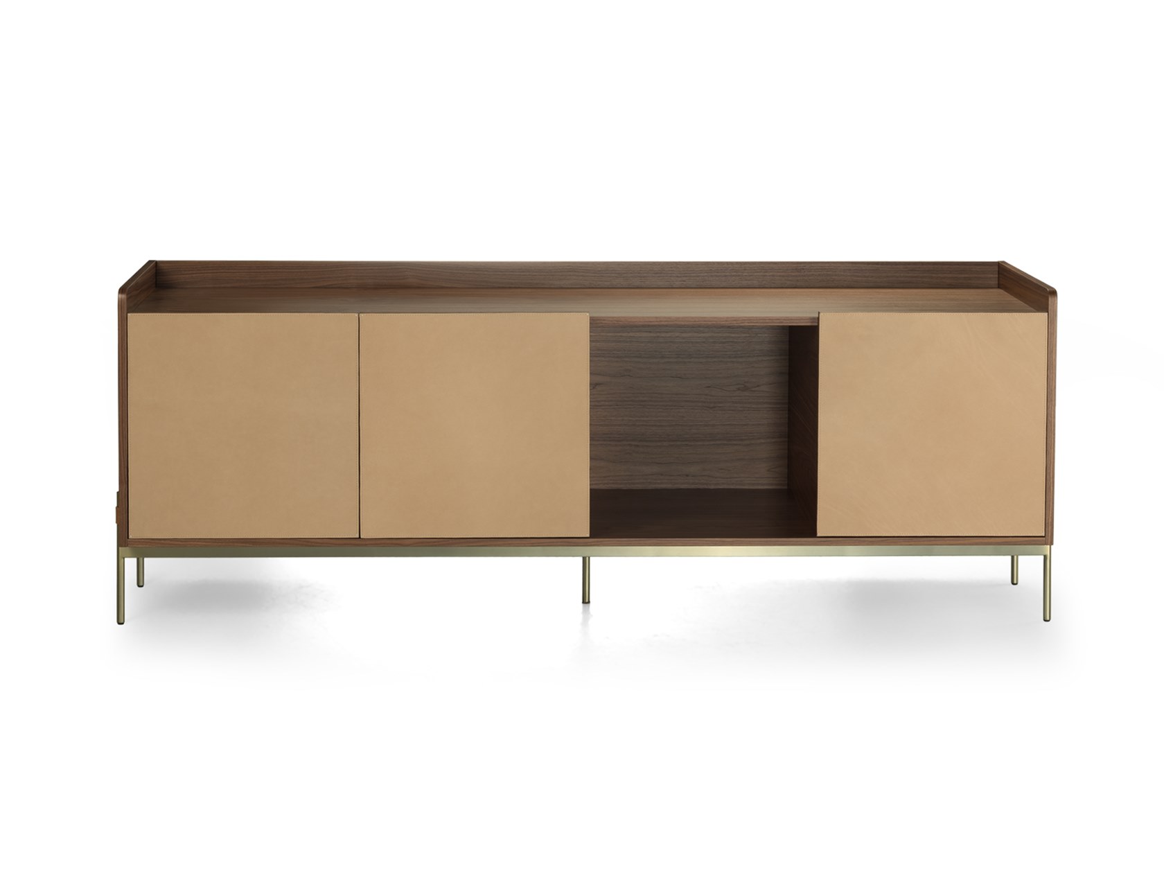 意大利阿斯頓馬丁Italy Aston Martin Sideboard 餐具柜餐邊柜 不銹鋼電鍍銅色金色實(shí)木