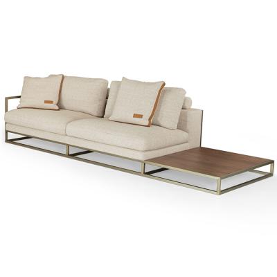 意大利阿斯頓馬丁Italy Aston Martin V210-L Sofa? 不銹鋼實木沙發(fā)茶幾一體組合家具 布藝真皮