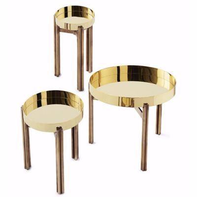 意大利Gallotti&Radice 不銹鋼黃銅色香檳金玫瑰金老銅色 Massimo Castagna設(shè)計(jì) 大理石茶幾邊幾角幾