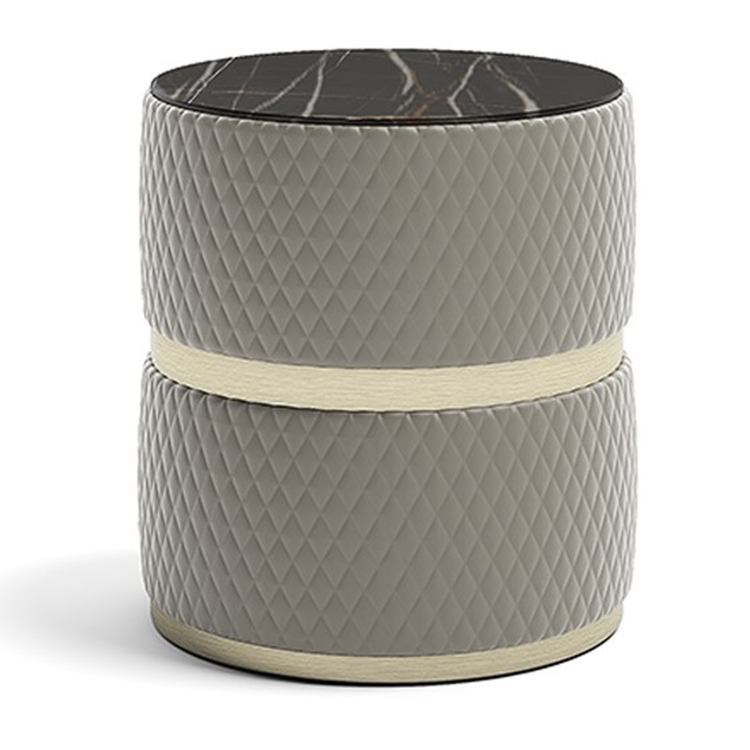 意大利 capital collection COOKIE 曲奇50茶幾 不銹鋼亮面反光鏡面金色布藝大理石實木凳子墩子腳踏