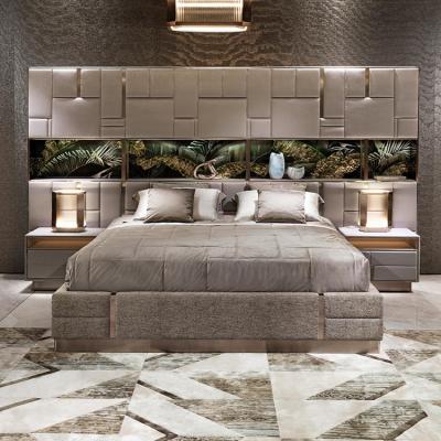 Visionnaire ALESSANDRO LA SPADA臥室設(shè)計案例 方塊輕奢臥室 化妝柜床頭柜