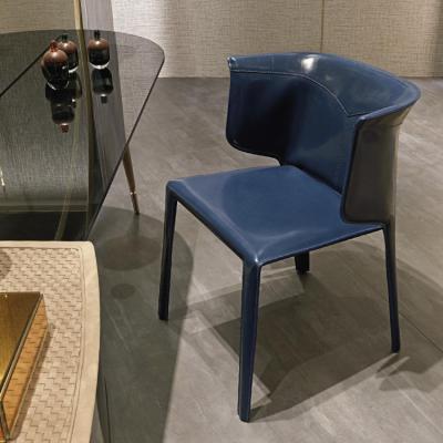 意大利奢華家具 VISIONNAIRE ANASTASIA 餐椅洽談椅休閑椅馬鞍皮家具