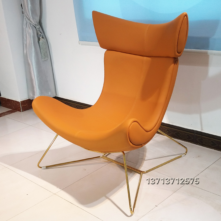 歐美設(shè)計師伊莫拉休閑躺椅沙發(fā) 玻璃鋼顏色可定制樣品房酒店 流行時尚