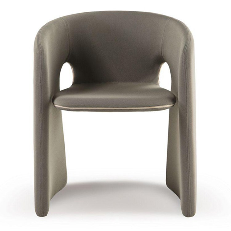 法國設(shè)計(jì)師 Cedric Ragot 羅奇堡餐椅極簡扶手休閑椅意式極簡沙發(fā)單人椅子