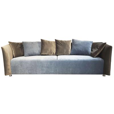 意大利分迪設(shè)計 簡約美式鄉(xiāng)村布藝 客廳酒店會所樣板房 多人沙發(fā)