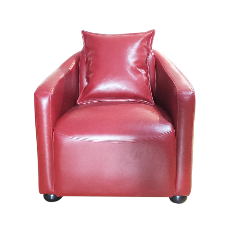 意式歐式后現(xiàn)代極簡 酒店會(huì)所 皮藝 單人位沙發(fā)酒吧咖啡廳沙發(fā)