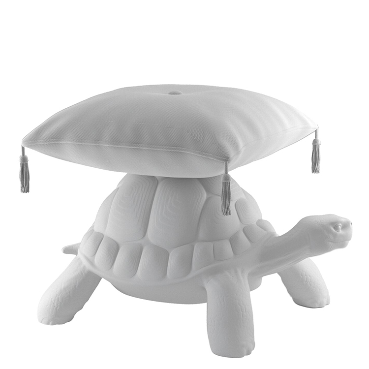 Qeeboo 2022年新款 烏龜系列家居Turtle Carry 飾物珠寶盒落地?zé)敉斜P小茶幾花瓶書架凳子桌子可拆裝外貿(mào)大批量產(chǎn)小禮物家裝必備