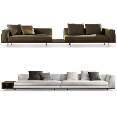 Minotti  BRASILIA sofa意大利米諾蒂庫格設(shè)計(jì)巴西利亞沙發(fā) 實(shí)木五金軟包意式極家具
