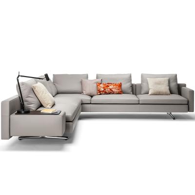 意大利Poltron Jean-Marie Massaud設(shè)計(jì)雙人三人多人位沙發(fā) 弧形輕奢L型客廳酒店樣板房沙發(fā)