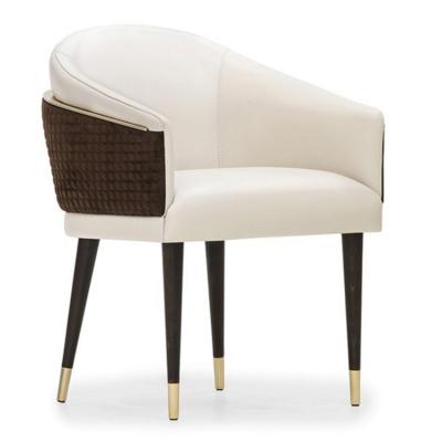 意大利 Tonino Lamborghini Casa 蘭博基尼跨界家具 不銹鋼金色輕奢餐椅 實木銅套