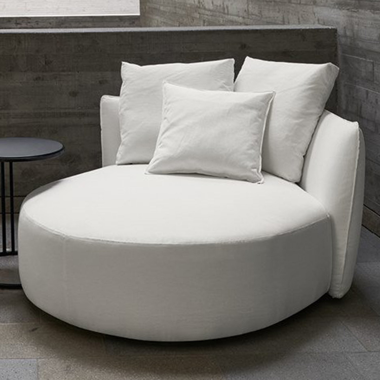 意大利Twils Matteo Ragni家具 厚墊扶手椅 意式極簡 酒店會(huì)所家居沙發(fā)椅