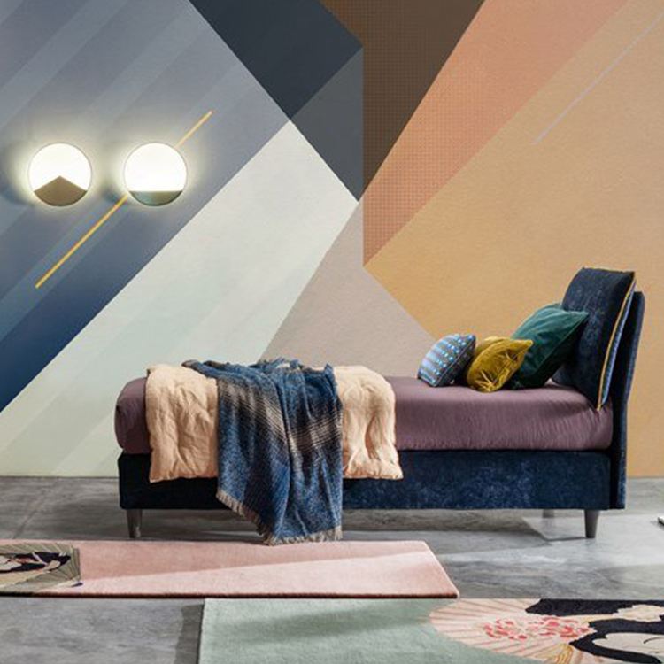 意大利Twils 床鋪系列 單人床雙人床多人床 五金不銹鋼電鍍軟體單人沙發(fā)床