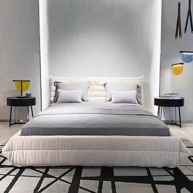 實(shí)物 Togo  bed Ligne Roset 意大利多哥寫意空間 客廳臥室毛毛蟲沙發(fā)床鋪