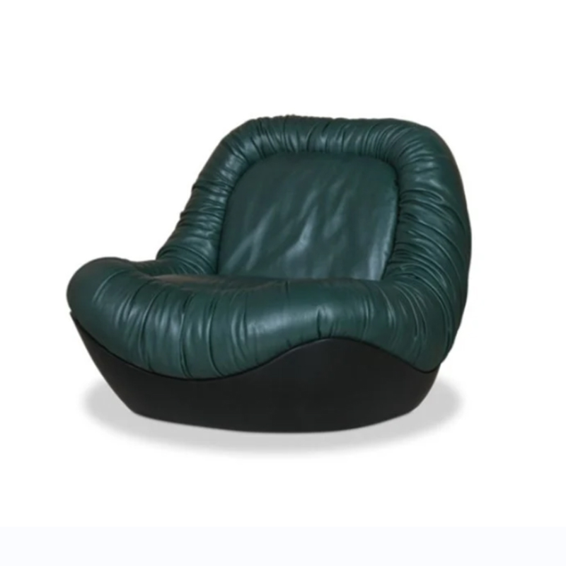 2022年新品 意大利巴克斯特 巴雷特扶手休閑椅 布藝皮藝酒店會所家具定制