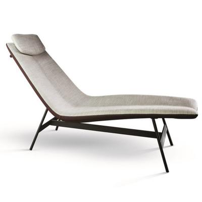 意大利Bonaldo  博納爾多因斯安樂(lè)椅  ALPILLES  Easy chair躺椅 桌子酒店會(huì)所家用商用五金不銹鋼軟包貴妃沙發(fā)椅