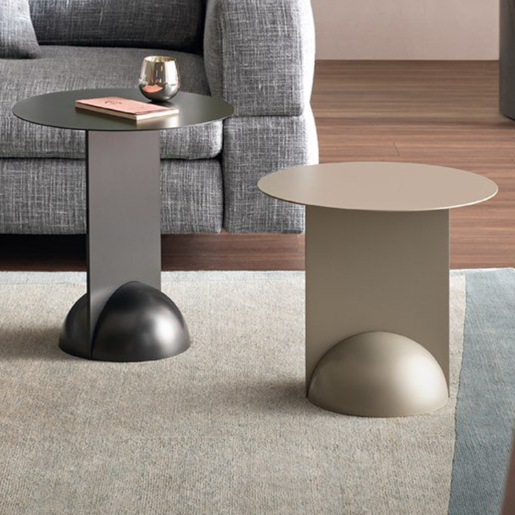 Alain Gilles新款意大利博納爾多結(jié)合體茶幾  半球圓矩形幾何邊幾角幾 酒店會(huì)所家用商用五金不銹鋼軟包沙發(fā)椅Bonaldo COMBINATION Tea table