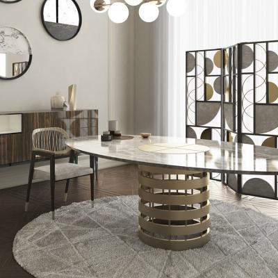 羅薩托Hangar Design康拉德桌子 不銹鋼實木大理石五金餐桌辦公桌大班桌 ROSSATO CONRAD Table