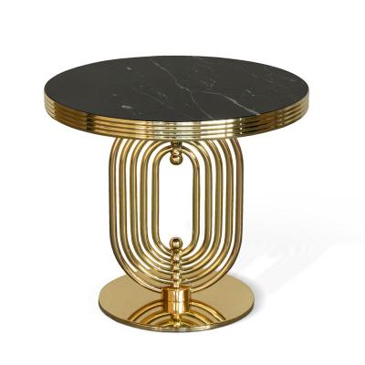 葡萄牙Essential Home本質(zhì)家居特納茶幾TURNER    Tea table不銹鋼電鍍金 五金大理石酒店會(huì)所別墅KTV桑拿