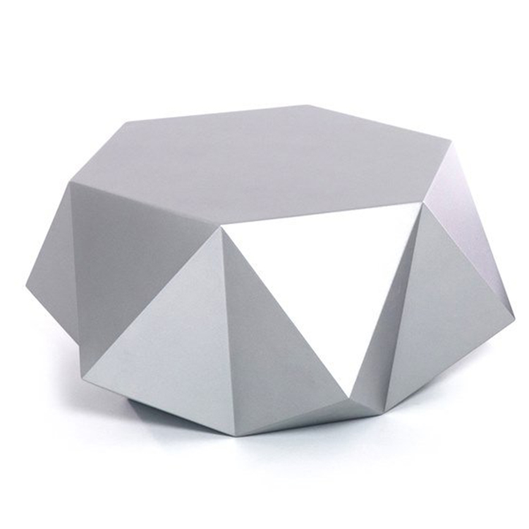 四款:Albania VIP DIAMOND Tea table 阿爾巴尼亞 鉆石茶幾玻璃鋼漆面/電鍍金色茶幾/金色銅色電鍍