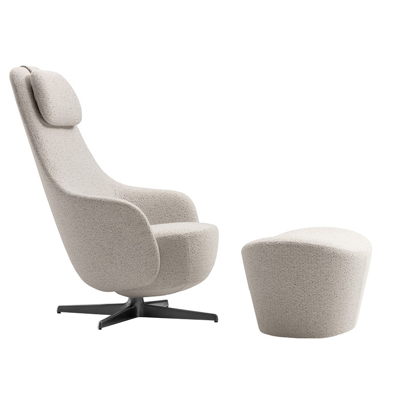 Naoto Fukasawa 意大利 B&B Italia 意式極簡HARBOR LAIDBACK 港灣悠閑扶手椅 客廳休閑椅