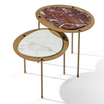 4款茶幾 Carpanese 意大利Matteo Zorzenoni設(shè)計不銹鋼木大理石玻璃亞克力邊幾角幾