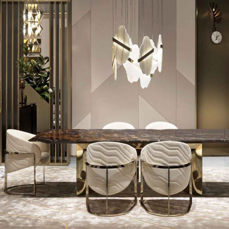 意大利Visionnaire  餐椅 Zoe 不銹鋼絨布輕奢洽談椅化妝椅酒店會所意式極簡