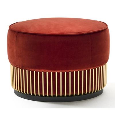 3款意大利Black Tie 輕奢Pier Luigi Frighetto 沙發(fā)圓凳墩子腳踏后現(xiàn)代五金鍍金