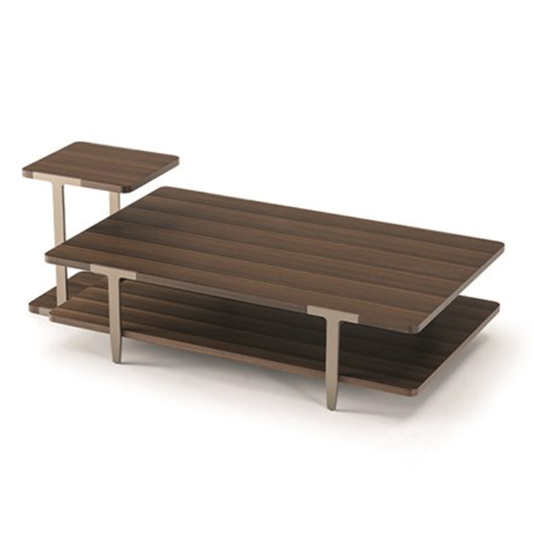 意大利Turri圖里新款五金銅實(shí)木輕奢 Matteo Nunziati電鍍極簡(jiǎn)茶幾邊幾組合角幾