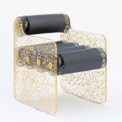 多款法國透明亞克力 Mojow 餐椅扶手椅休閑沙發(fā)椅Olivier Santini家具