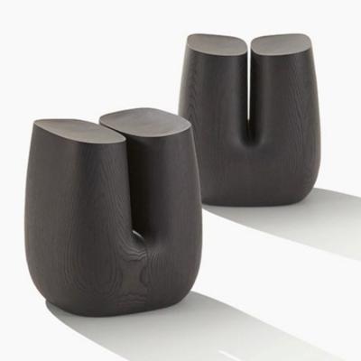 Jean-Marie Massaud意大利波莉弗母凳子茶幾兩用設(shè)計師Artefatto玻璃鋼組合茶幾