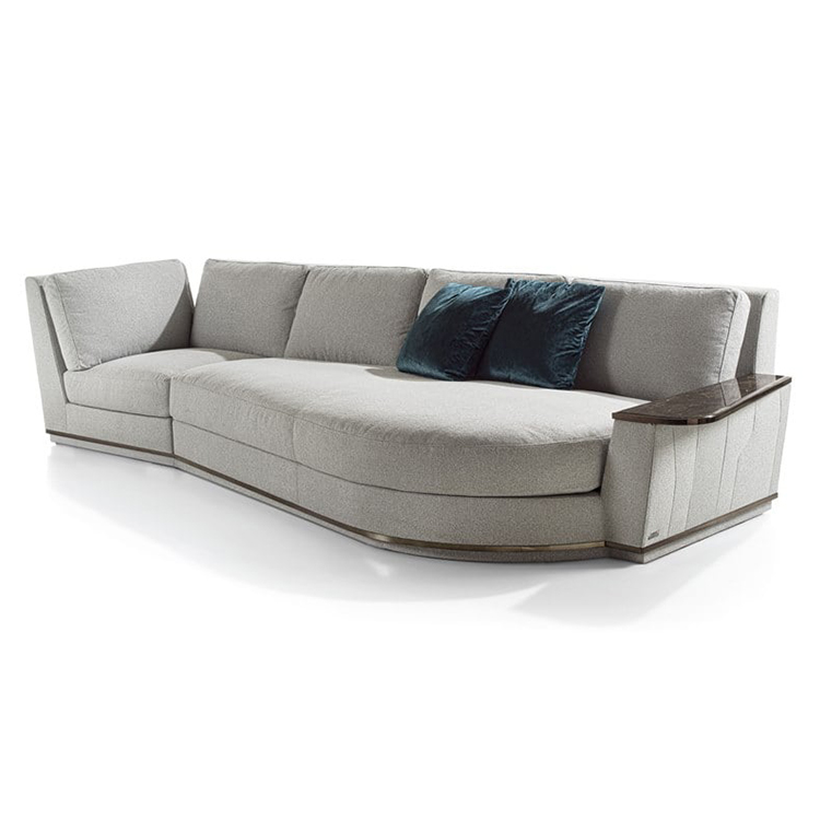 2款輕奢茶幾面組合沙發(fā)Longhi 盧吉家具lueasygi Giuseppe Iasparra 不銹鋼大理石