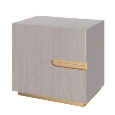 3款意大利Flou床頭柜 Emanuela Garbin 不銹鋼Guerra Vanni鍍金實(shí)木樣板房邊柜茶幾