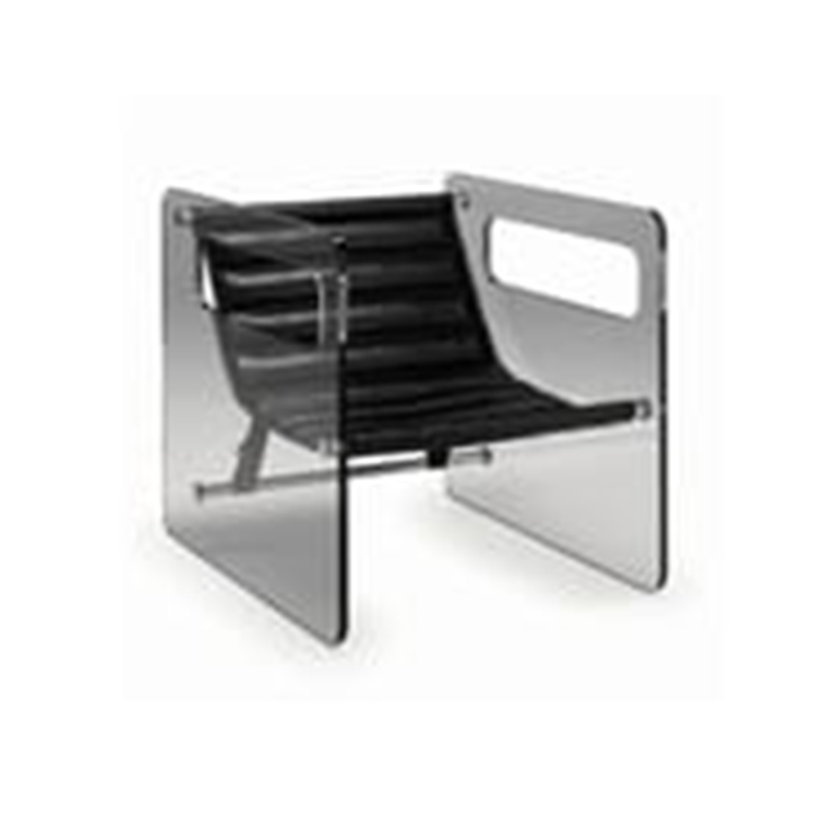 意大利Tonelli透明休閑扶手椅 托內(nèi)利亞克力Giovanni Tommaso Garattoni室內(nèi)外沙發(fā)椅