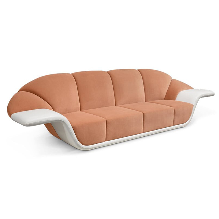 4款異形Essential玻璃鋼內(nèi)架沙發(fā)Karim Rashid鵝卵石單人位凳子圓形