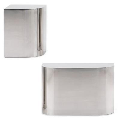 12款Rodolfo Dordoni茶幾Paola Navone不規(guī)則實(shí)木五金邊幾意大利設(shè)計(jì)彩色粉色古典