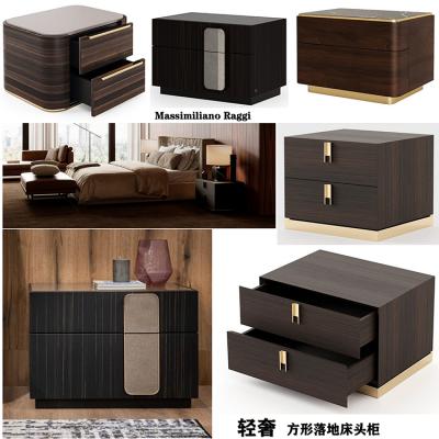 2024年11款BAXTER床頭柜茶幾 巴克斯特Draga & Aurel不銹鋼實(shí)木大理石Gabriele奢  華意大利意式輕奢