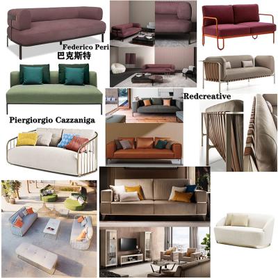 2024年十款雙人位BAXTER巴克斯特Federico Peri五金腳架沙發(fā)Redcreative納圖茲兩人位沙發(fā)意式極簡