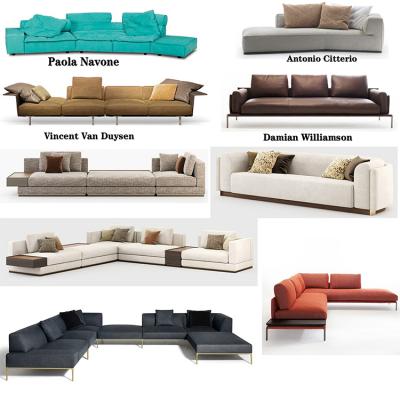 2024年9款Paola Navone新品BAXTER三人Flexform四人多人Laskasas組合U型包圍  Zanotta沙發(fā)Antonio Citterio