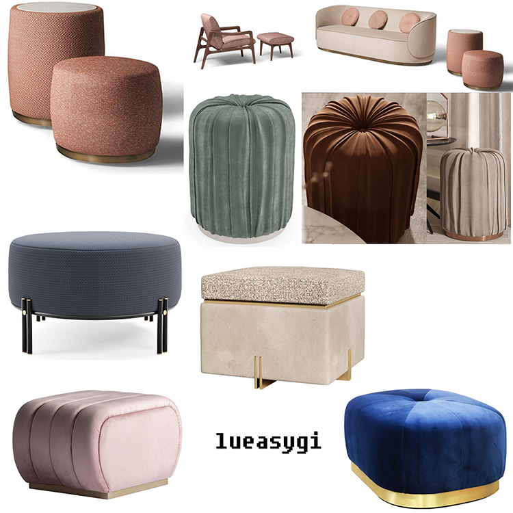 2024年12款PRADDY沙發(fā)腳踏凳Castello  Lagravinese換鞋Rui Martins腳凳子葡萄牙