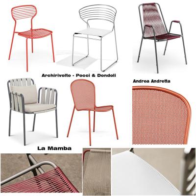 2024年新品十款emu五金室內(nèi)戶外花園Martin Drechsel餐椅Lagranja鐵藝La Mamba小型扶手椅