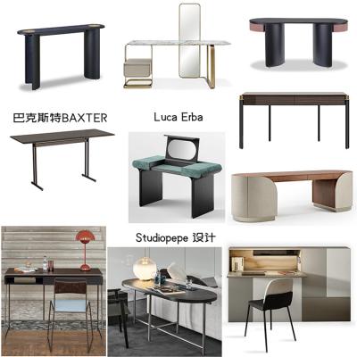 十款新品BAXTER巴克斯特多功能家用商用寫字臺Luca Erba辦公室化妝臺Minotti米洛提Nendo書柜