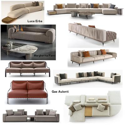 8款Luca Erba新品Marelli馬雷利沙發(fā)Laskasas 雙人多人酒店會(huì)所書(shū)店輕奢沙發(fā)