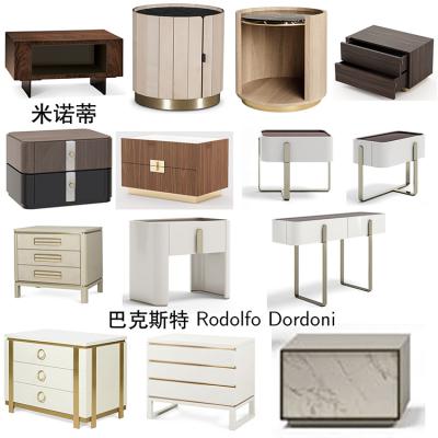 十款米諾蒂Pietro Russo設(shè)計(jì)新品客廳臥室多功能家用巴克斯特儲(chǔ)物柜樣板房茶幾床頭柜